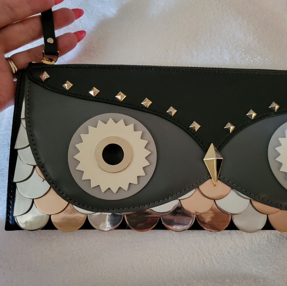 Kate Spade leather envelope clutch